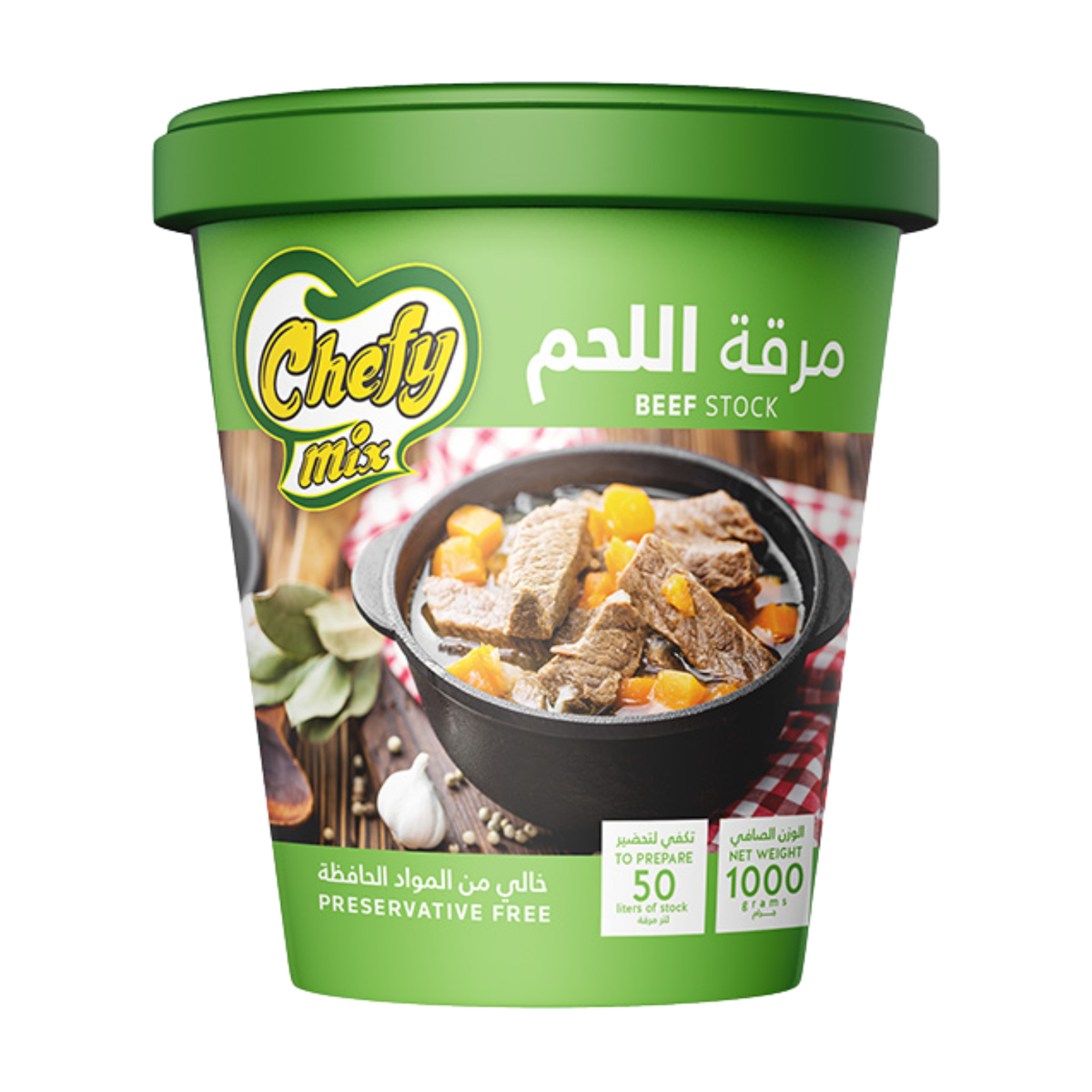 شيف ميكس مرقة اللحم 1000جم * 6 علب